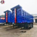 3 axle Hydraulic Cylinder Dump Truck Semi-Trailer